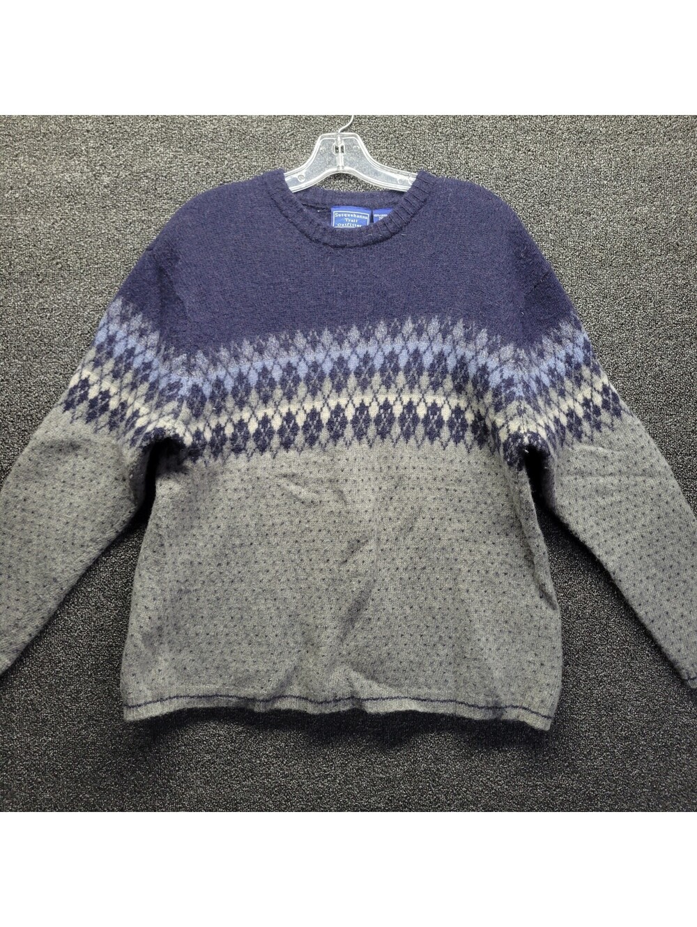 Susquehanna Trail Outfitters 100% LambsWool Sweater Mens Sz M Nordic Made in USA